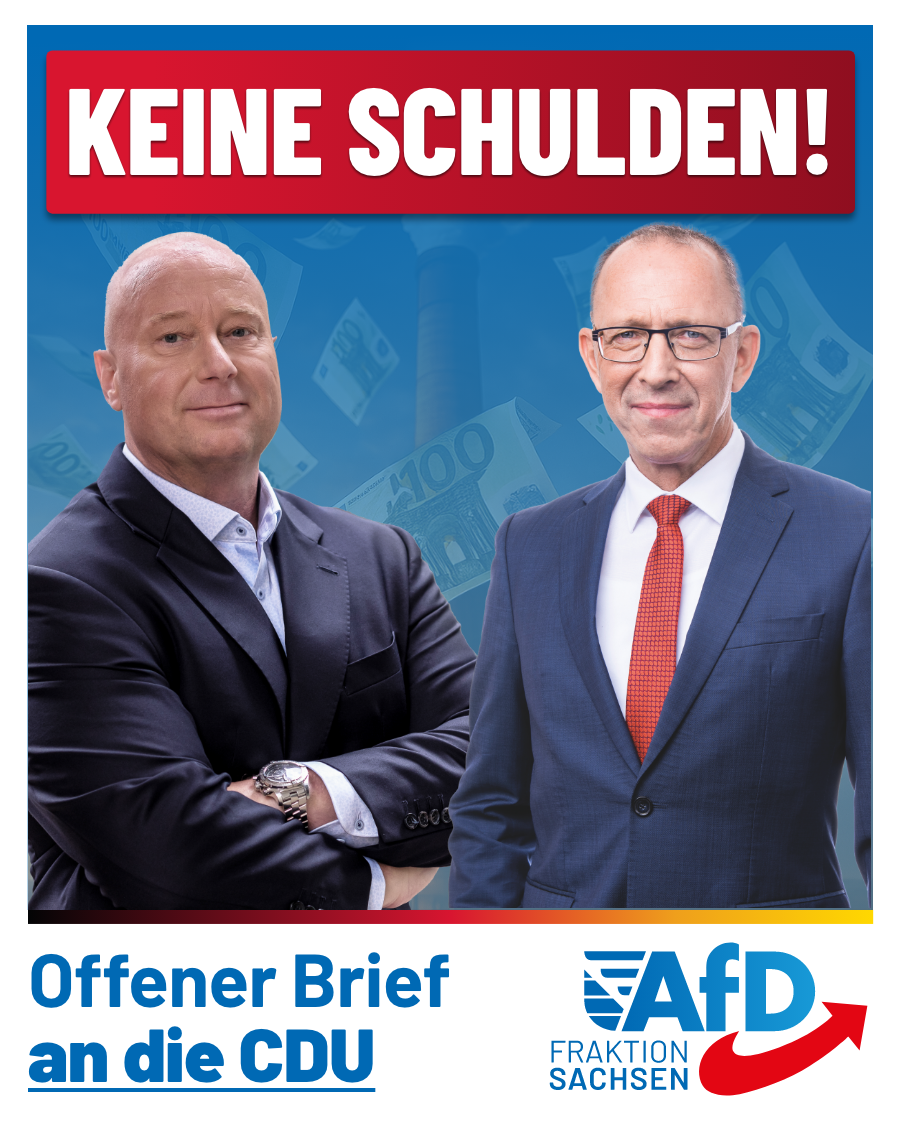 Offener Brief an CDU-Ministerpräsident Michael Kretschmer und den CDU-Fraktionsvorsitzenden Christian Hartmann