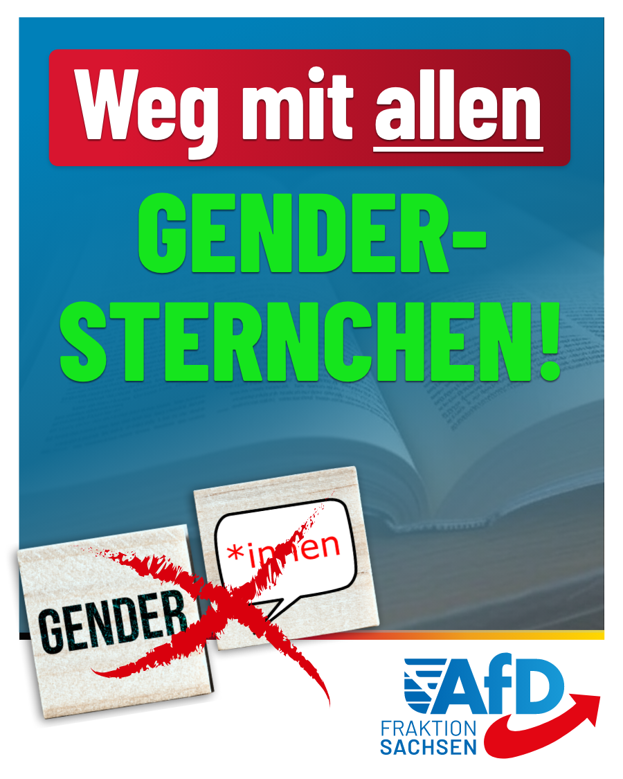 Weg mit allen Gender-Sternchen!