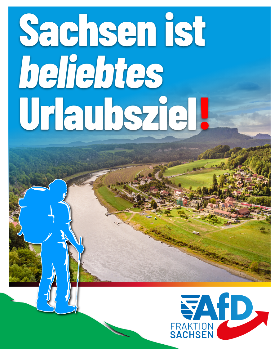Jörg Urban: Sachsen ist beliebtes Urlaubsziel für Touristen aus aller Welt