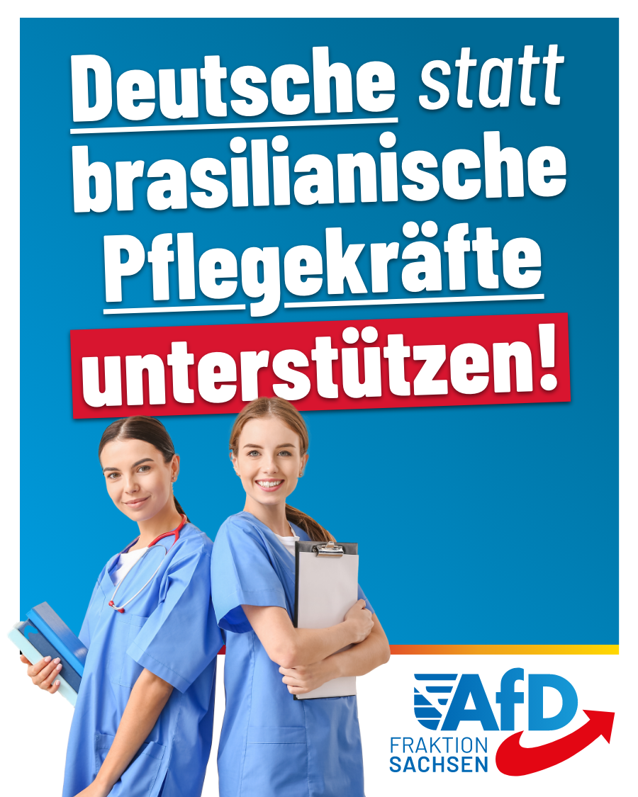 AfD-Antrag: Erfolgskontrolle für Anwerbeprogramme für ausländische Pflegekräfte
