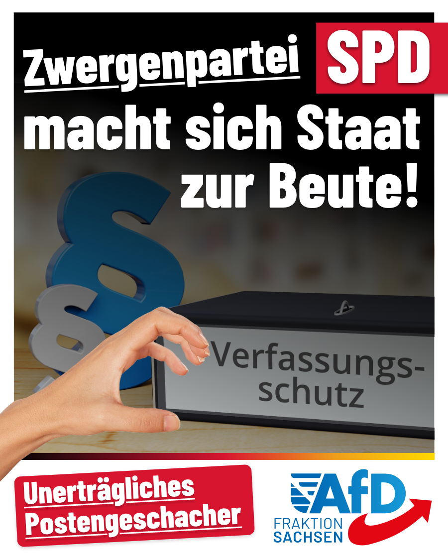 Unerträgliches Postengeschacher: Zwergenpartei SPD macht sich den Staat zur Beute
