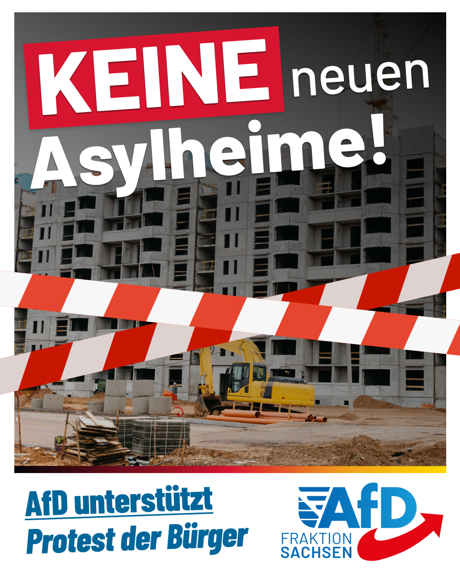 AfD unterstützt Protest der Bürger: Keine neuen Asylheime!