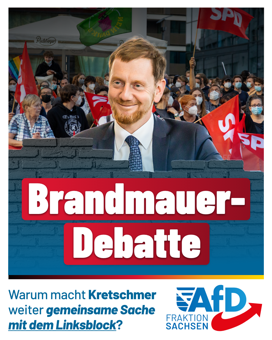 Brandmauer-Debatte: Warum macht Kretschmer weiter gemeinsame Sache mit dem Linksblock?