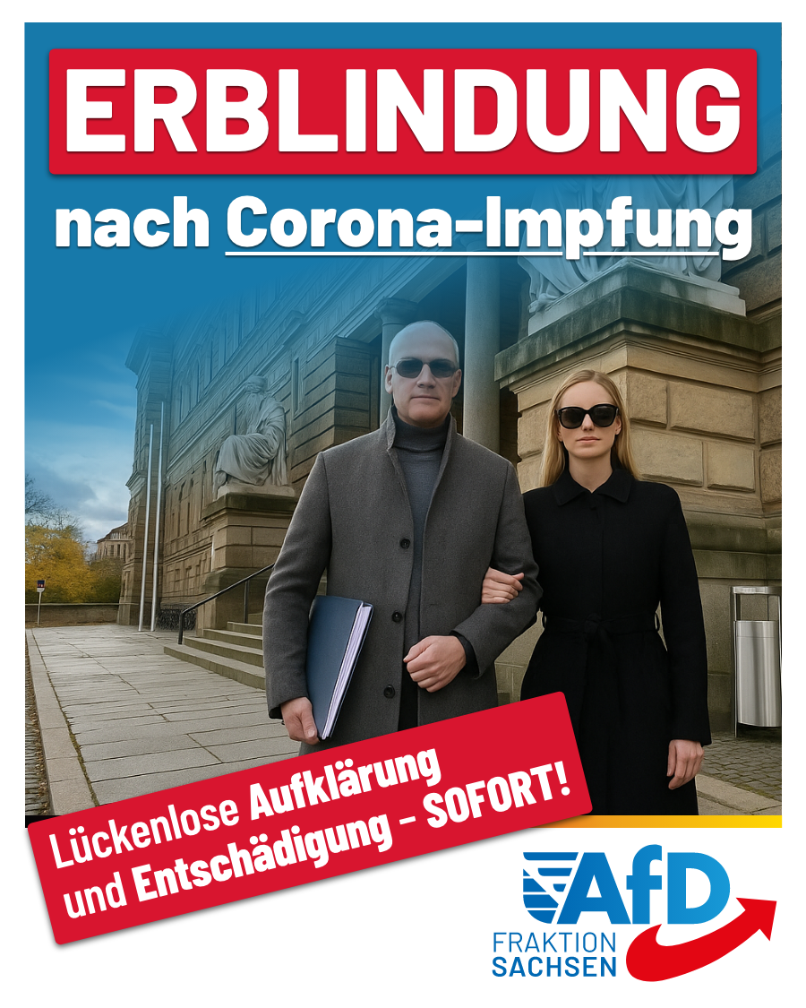 Erblindung nach Corona-Impfung: Regierung muss Impfopfer großzügig entschädigen!