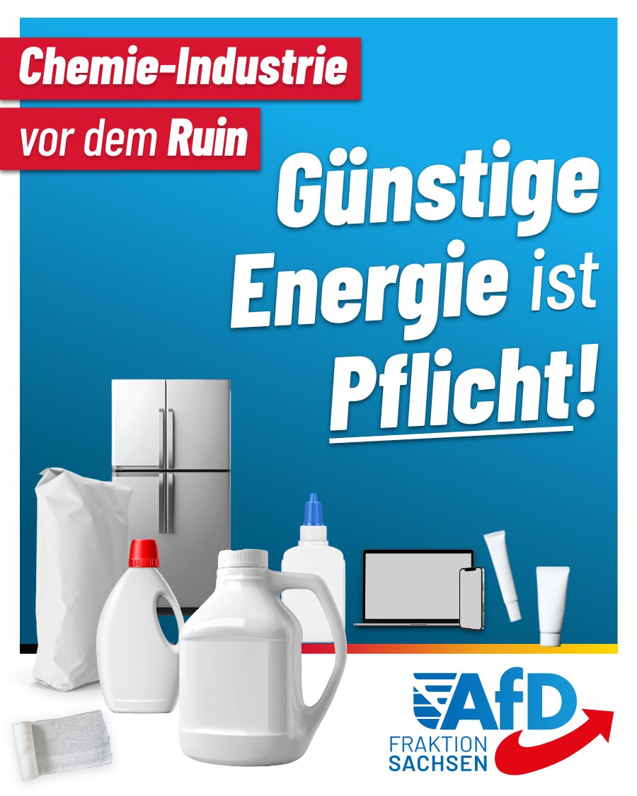 Chemie-Industrie vor dem Ruin: Günstige Energie ist Pflicht!