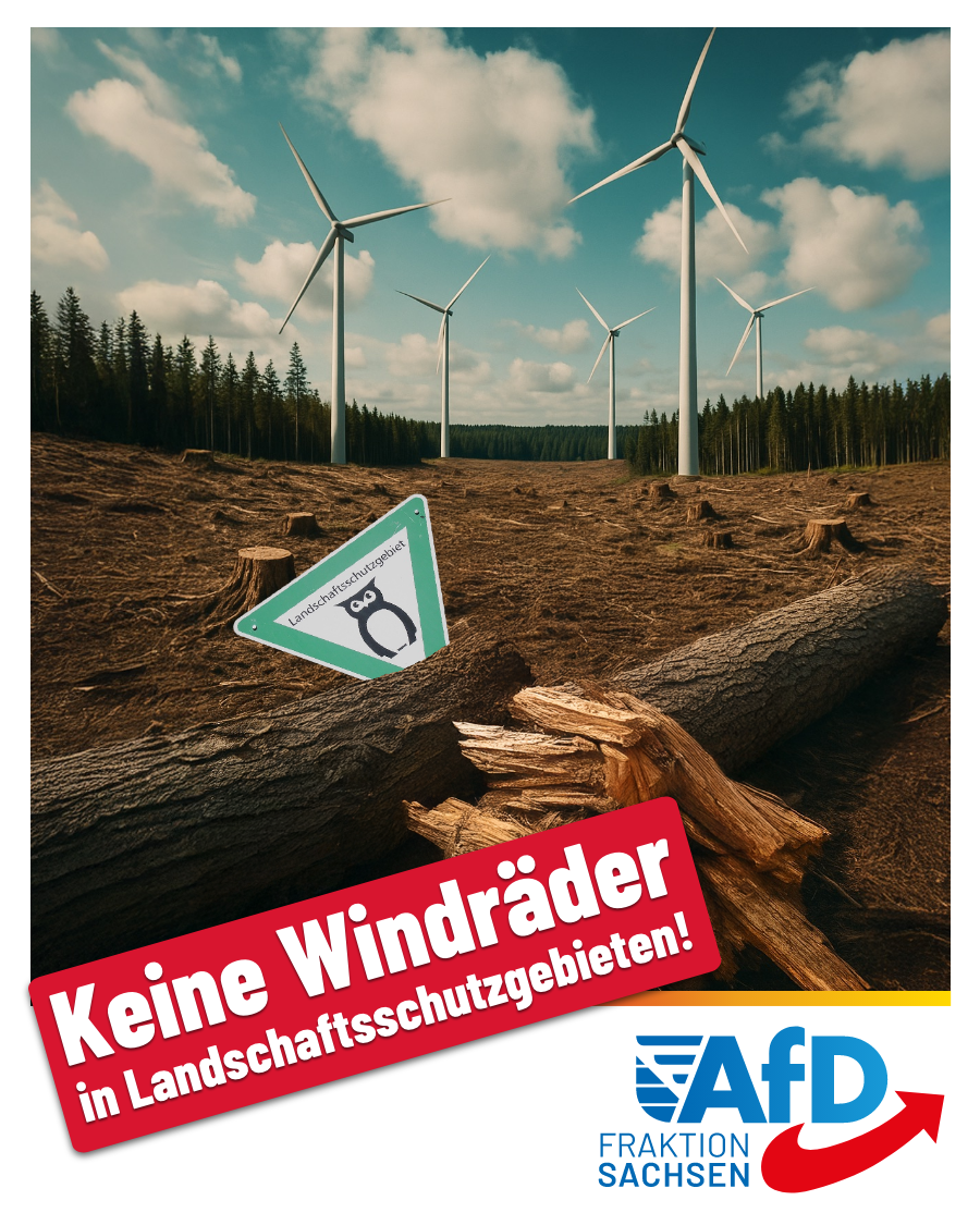 Keine Windräder in Landschaftsschutzgebieten!
