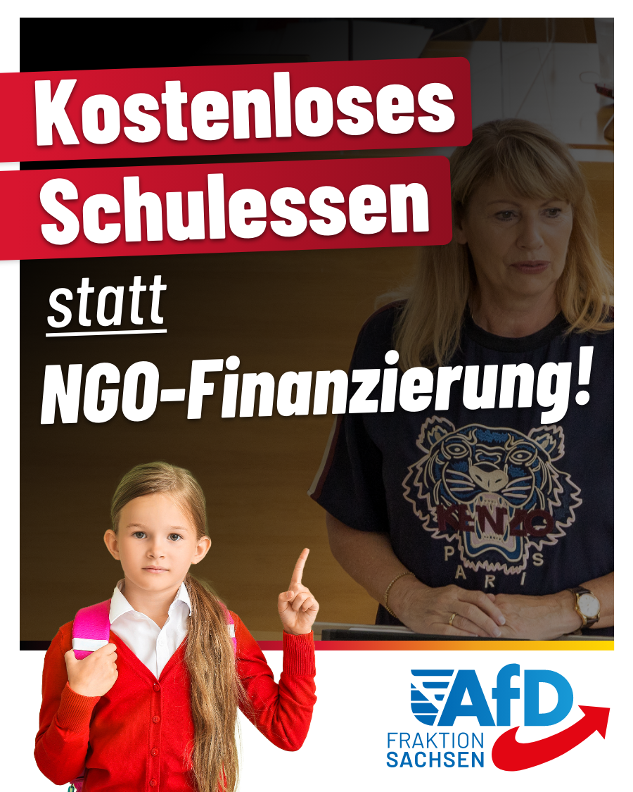 Kostenloses Schulessen statt NGO-Finanzierung!