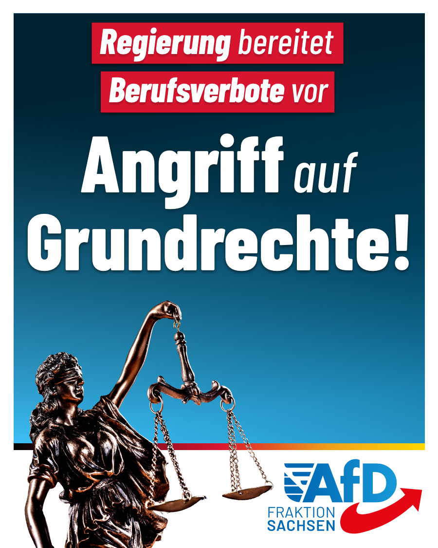 Regierung bereitet Berufsverbote vor: Angriff auf Grundrechte!