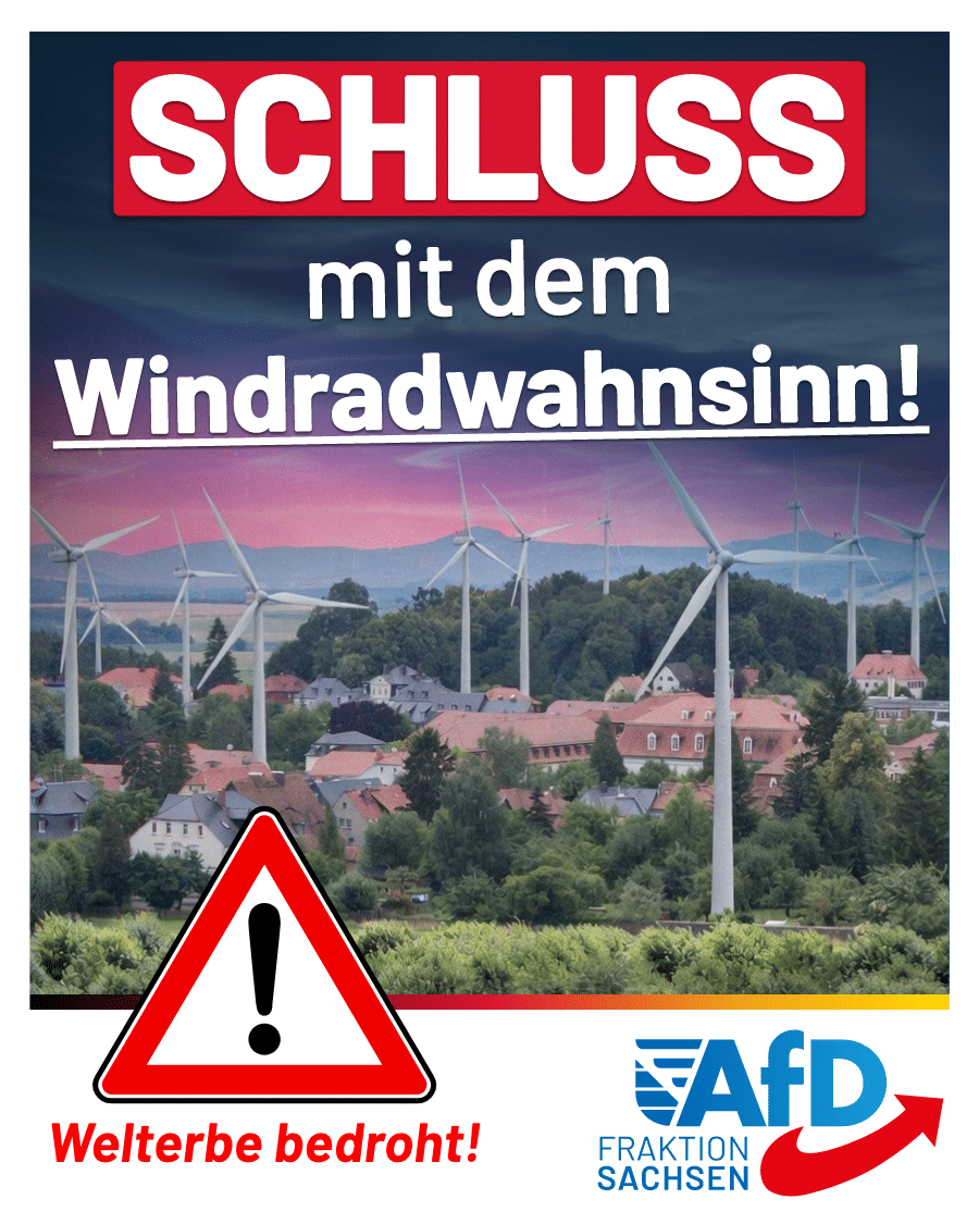 Welterbe bedroht: Schluss mit dem Windradwahnsinn!