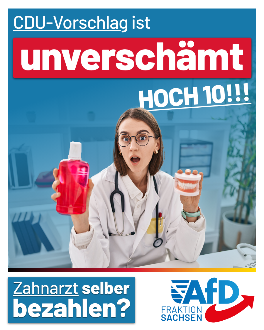 Zahnarzt selber bezahlen? CDU-Vorschlag ist riesige Unverschämtheit!