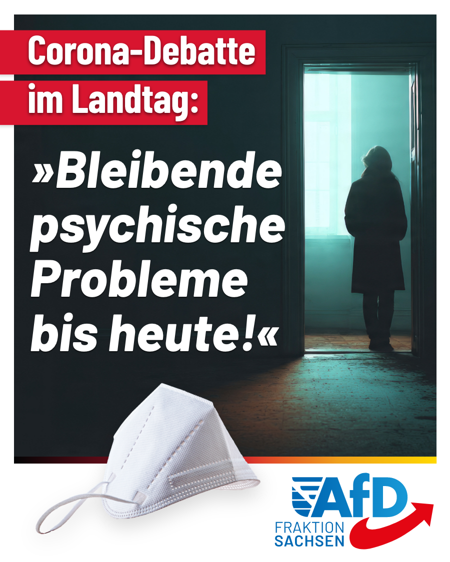 Corona-Debatte im Landtag: „Bleibende psychische Probleme bis heute!“