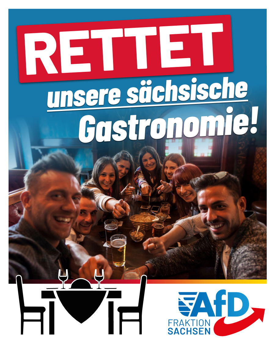 Rettet die sächsische Gastronomie – durch günstige Energie und Streichung der Biersteuer!