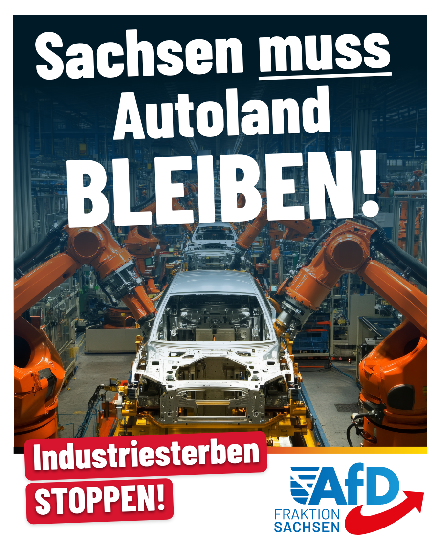 Industriesterben stoppen: Sachsen muss Autoland bleiben!