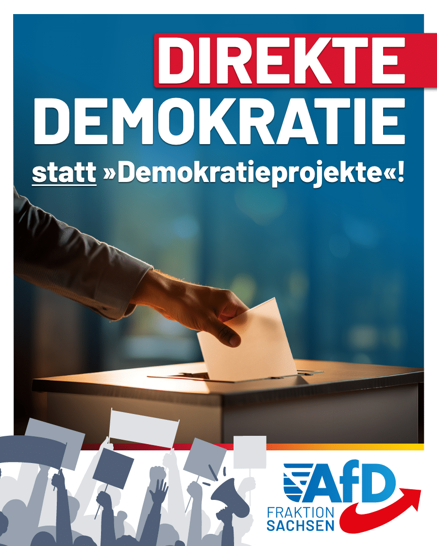 Direkte Demokratie statt „Demokratieprojekte“!