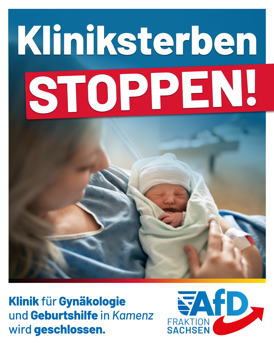 Schließung in Kamenz: Regierung Kretschmer muss Kliniksterben stoppen!