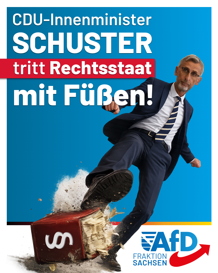 Waffen-Verbot für AfD-Sympathisanten? CDU-Innenminister Armin Schuster tritt Rechtsstaat mit Füßen!