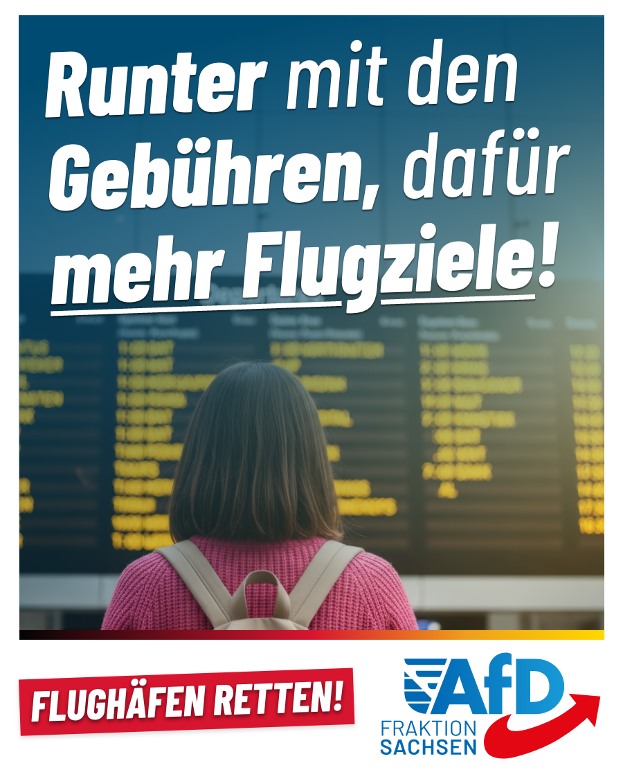 Flughäfen retten heißt: Runter mit den Gebühren, dafür mehr Flugziele!