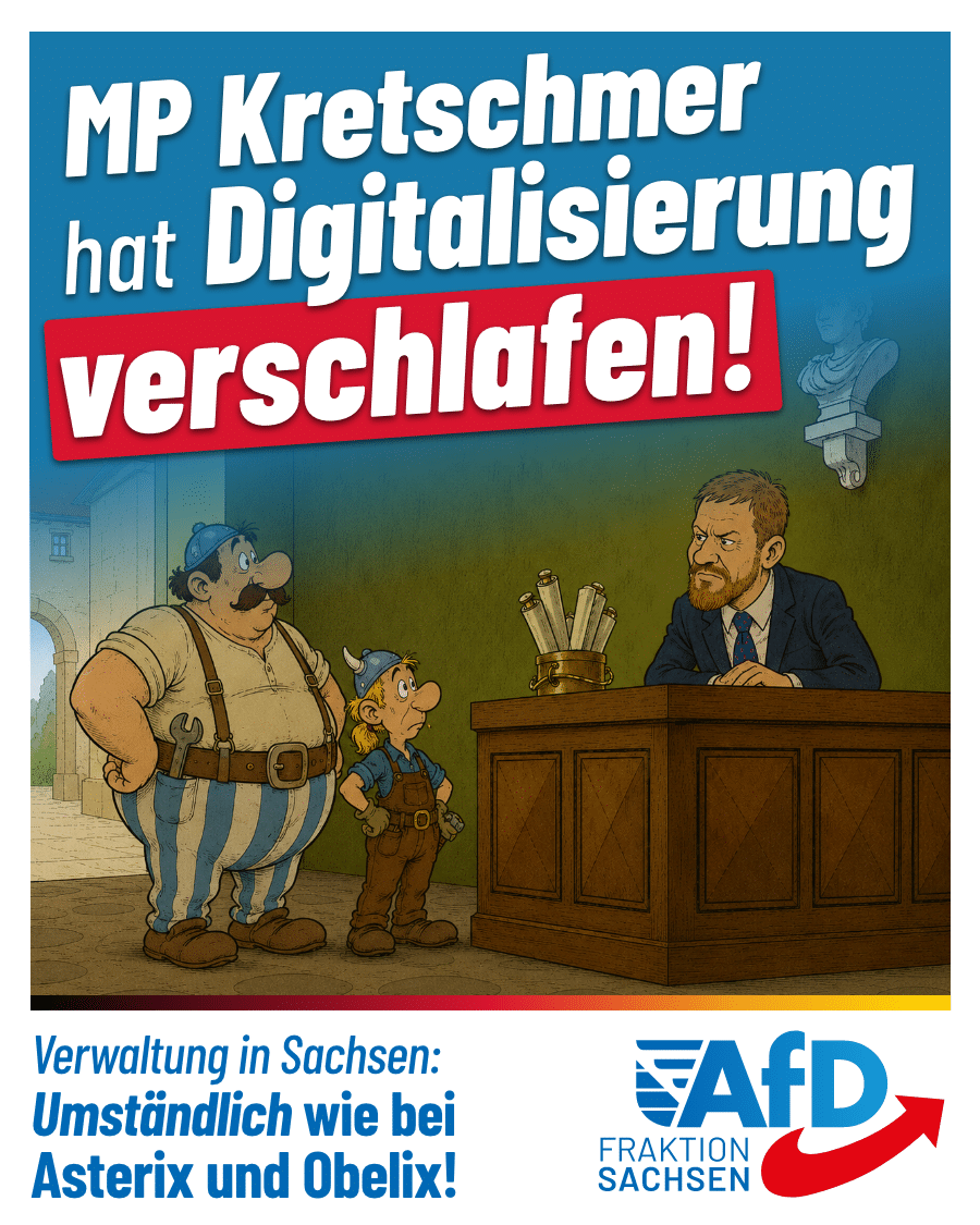 AfD-Anfrage: Digitalisierung im Schneckentempo / Erst 103 landesweite Onlinedienste verfügbar