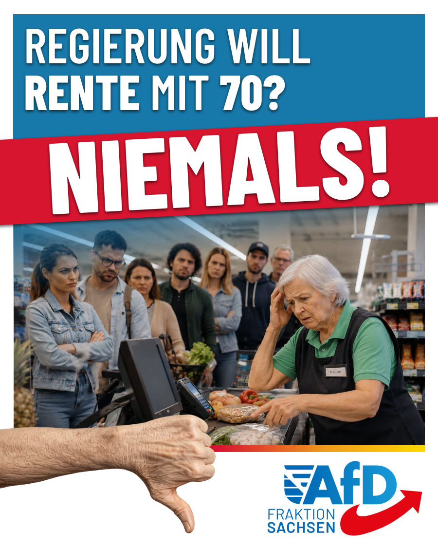 Regierung will Rente mit 70: Niemals!