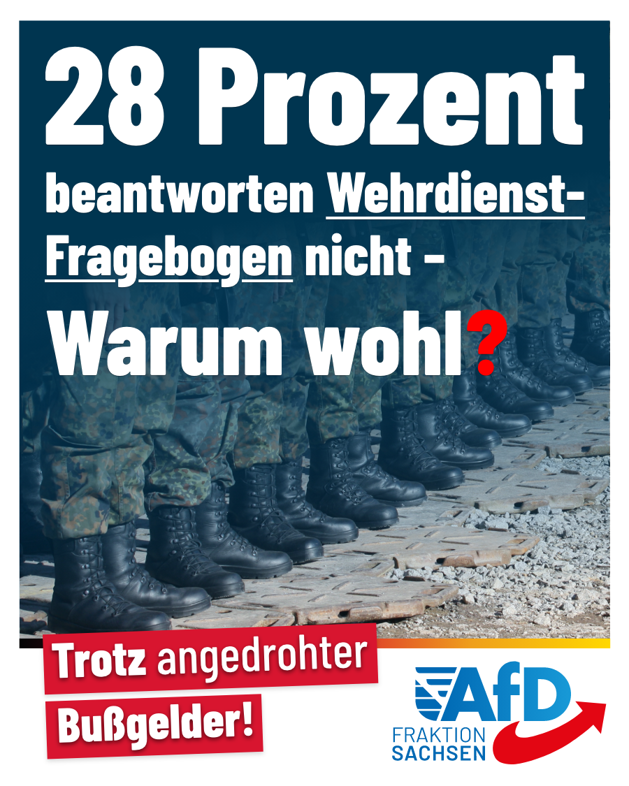Trotz angedrohter Bußgelder: 28 Prozent beantworten Wehrdienst-Fragebogen nicht – Warum wohl?