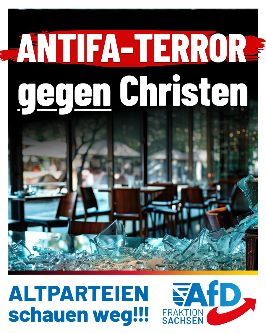 26 Antifa-Anschläge auf christliches Café: Stadt Leipzig und Staatskanzlei dürfen nicht wegschauen!