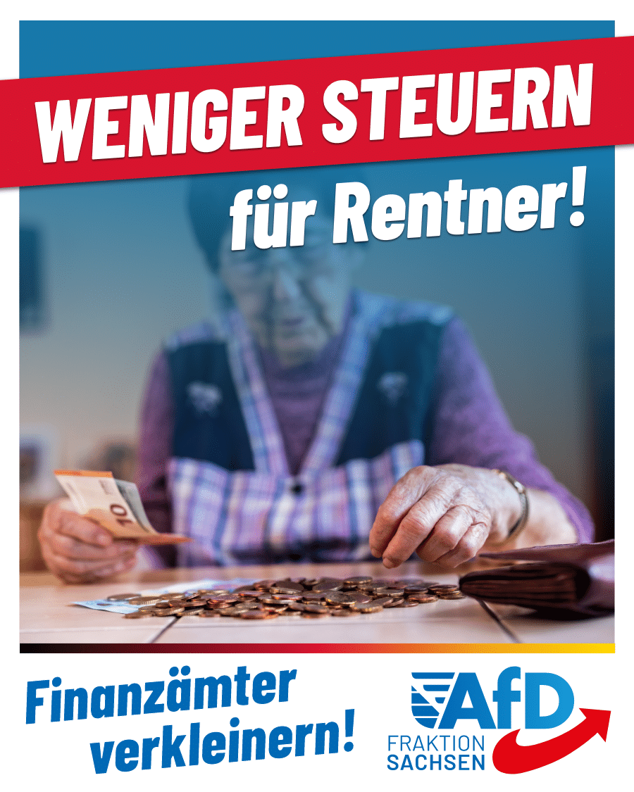 AfD-Anfrage: 164 Altersabgänge im Bereich des Finanzministeriums / Keine Nachbesetzung erforderlich!