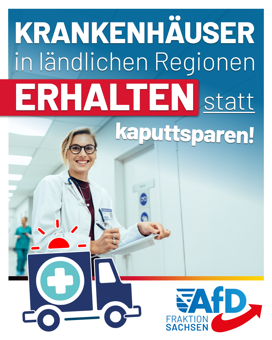 Krankenhäuser in ländlichen Regionen erhalten statt kaputtsparen!