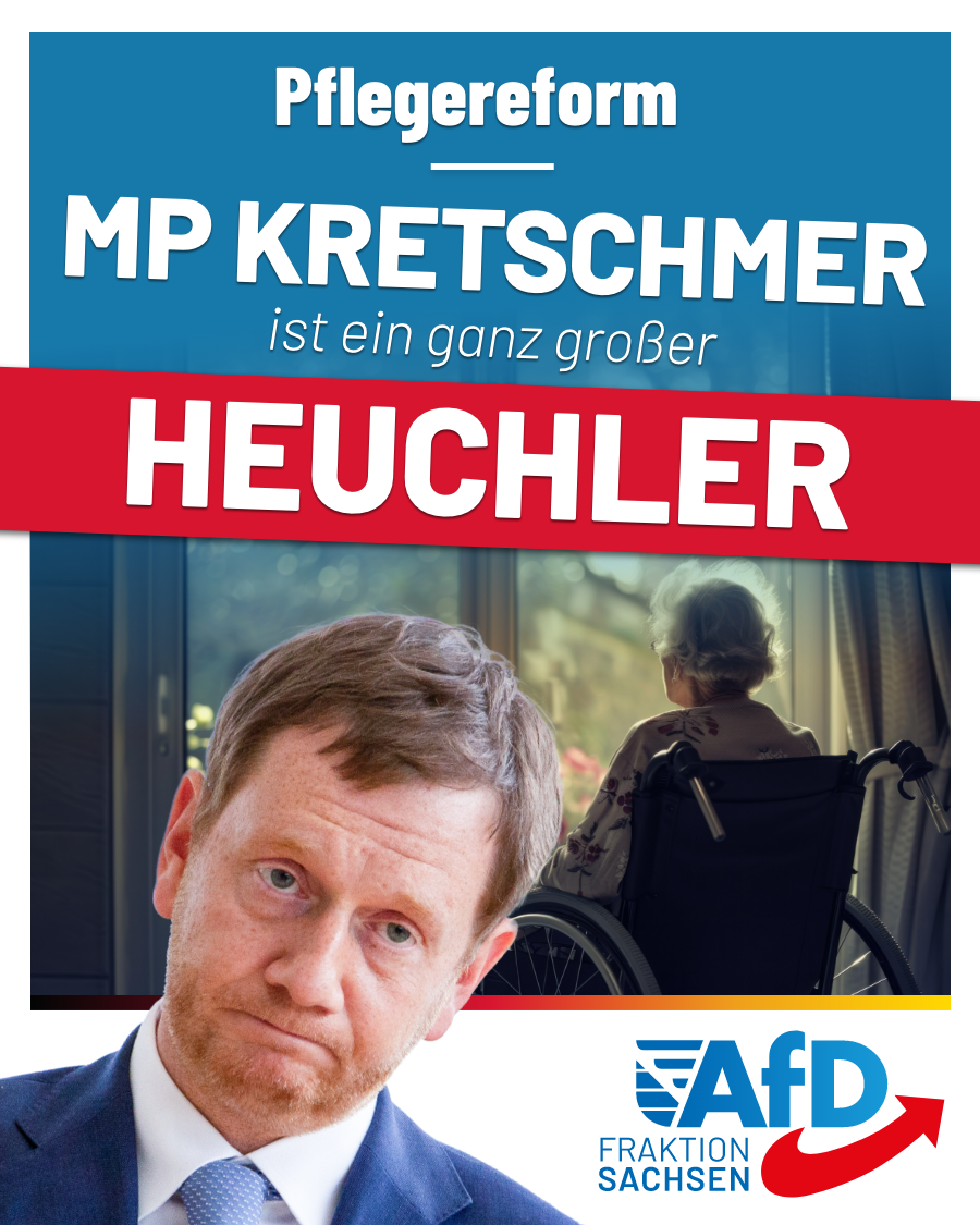 Pflegereform auf Bundesebene komplett neu aufsetzen und in Sachsen Pflege-Wohngeld einführen!