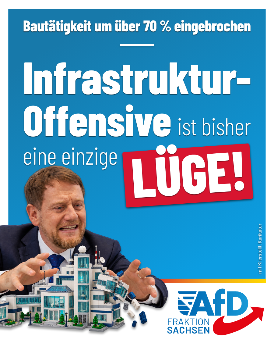 AfD-Anfrage: Nur noch drei Großbauprojekte / 2020 waren es 21!