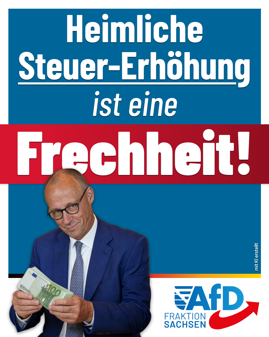 Nächste CDU-Lüge: Heimliche Steuer-Erhöhung ist eine Frechheit!