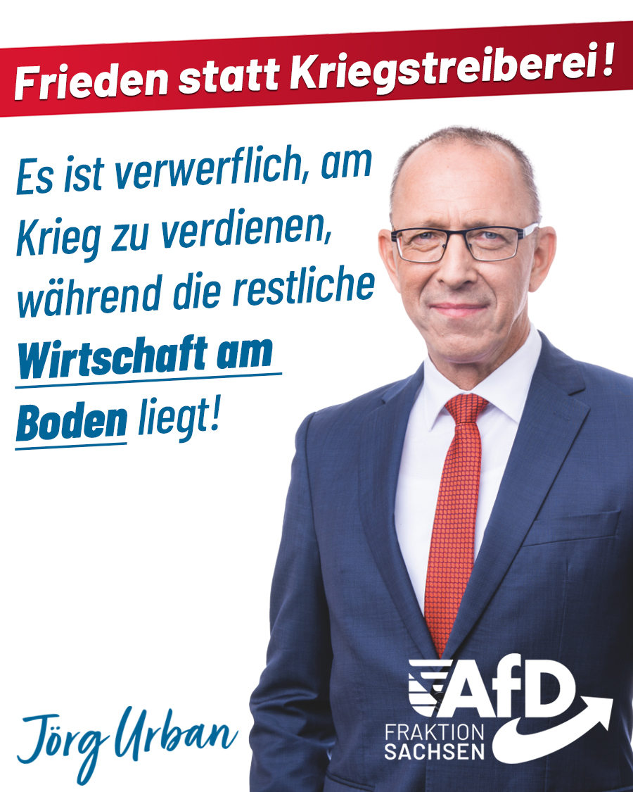 Frieden statt Kriegstreiberei!
