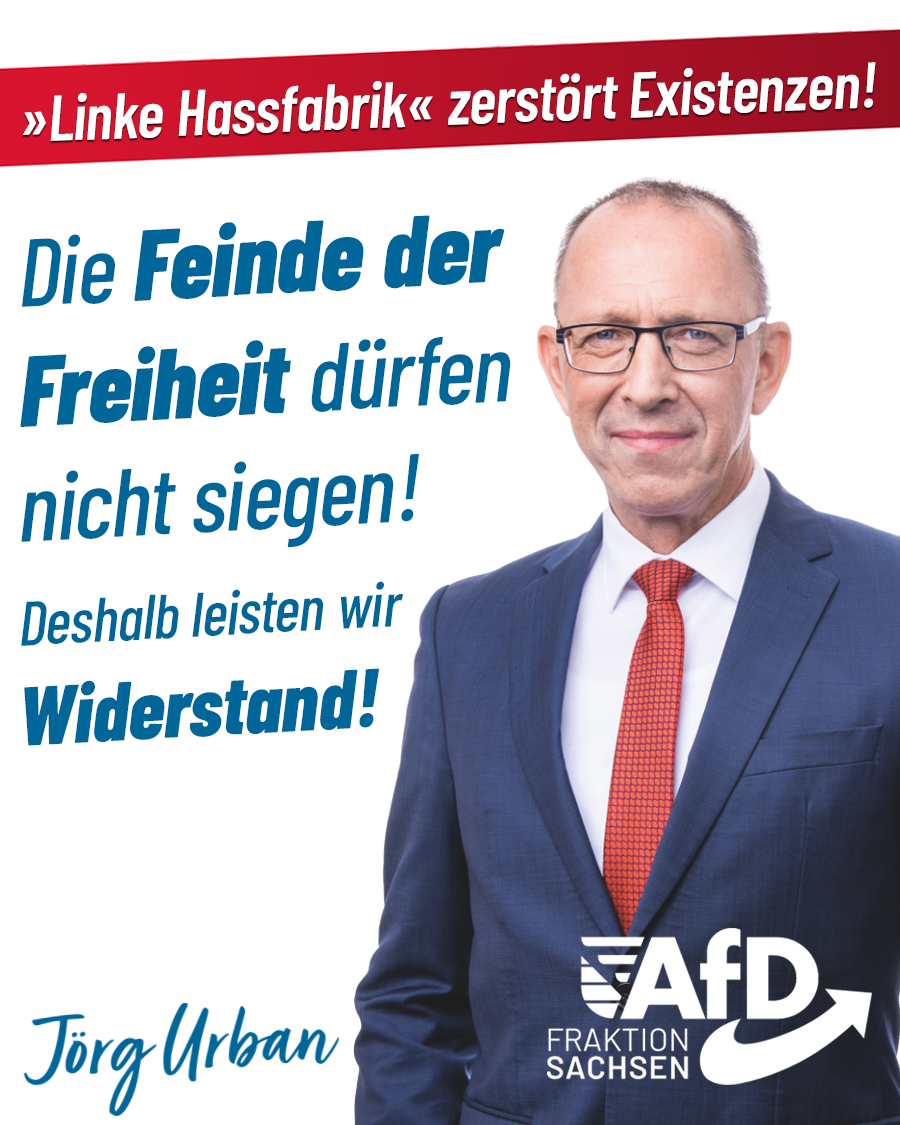 Die Feinde der Freiheit dürfen nicht siegen! Deshalb leisten wir Widerstand!